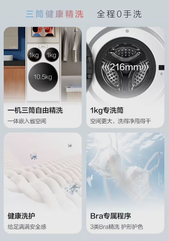 款懒人洗衣机”衣服袜子内裤可以分开洗！j9九游会网址是什么海尔推出“全球首(图4)